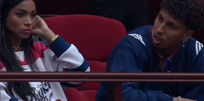 山东泰山队球员现身CBA赛场助威，备战中超客场